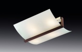 Настенно-потолочный светильник E14 4*60W белый/венге