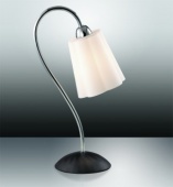 Настольная лампа E14 40W венге/белый