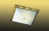 Настенно-потолочный светильник E27 5*100W белый/бронзовый