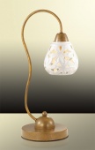 Настольная лампа E14 60W коричн/керамика