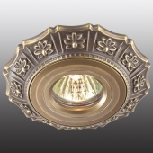 Светильник декоративный бронза встраиваемый GU5.3 VINTAGE 369933