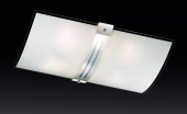 Настенно-потолочный светильник E27 8*60W белый/хром