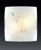Потолочный светильник E27 2*100W хром/белый